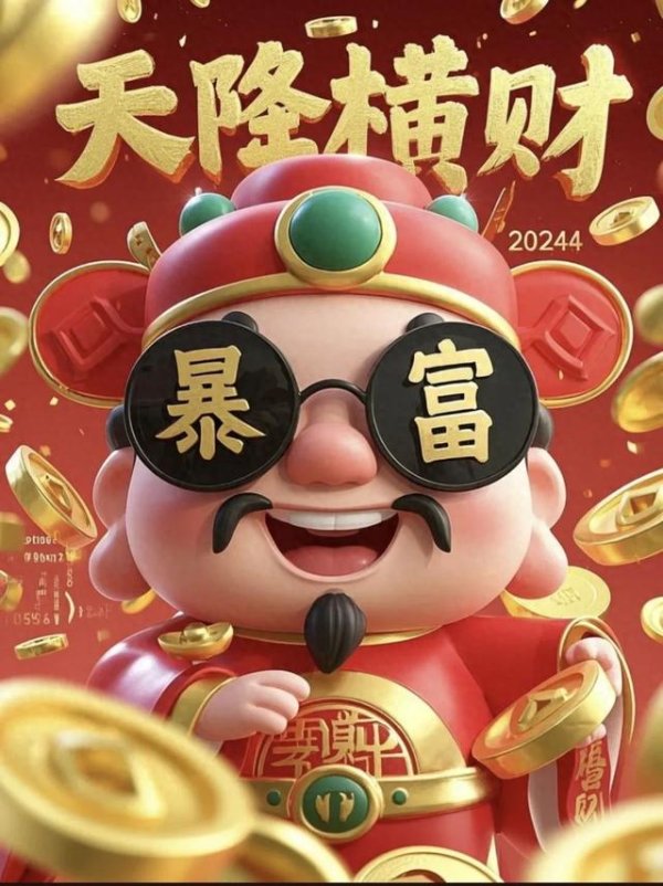 贝格富 天降横财, 2025必暴富, 接, 接